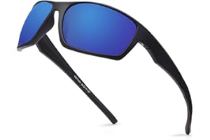 DEAFRAIN Polarized Sports Sunglasses for Men Women Running Fishing Driving Cycling Shades UV Protection