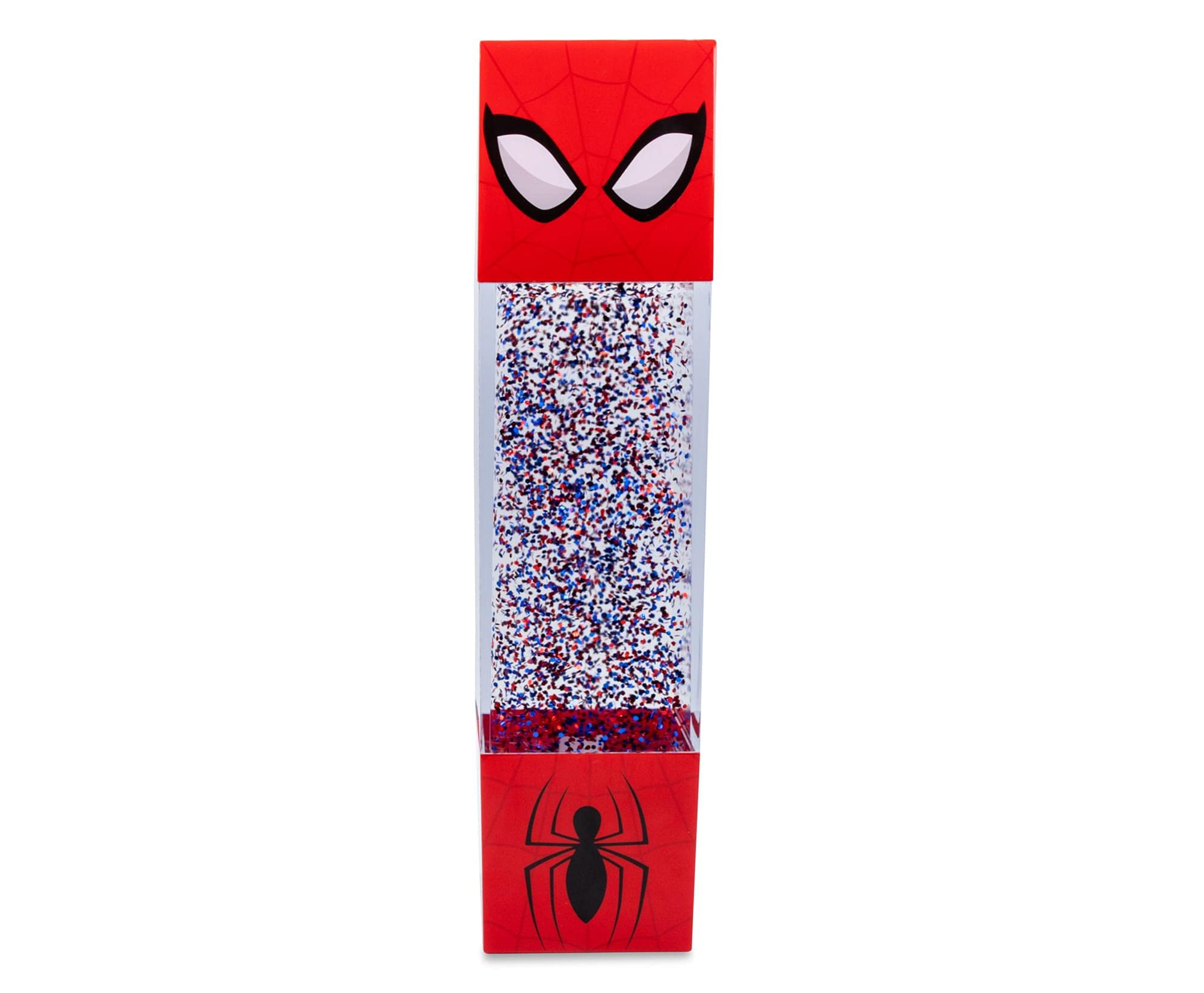 Marvel Spider-Man USB Powered Glitter Motion Lamp LED Light | Nightstand Table Lamp for Bedroom, Desk, Living Room | Home Decor Room Essentials | Comic Book Toys, Gifts and Collectibles | 12 Inches