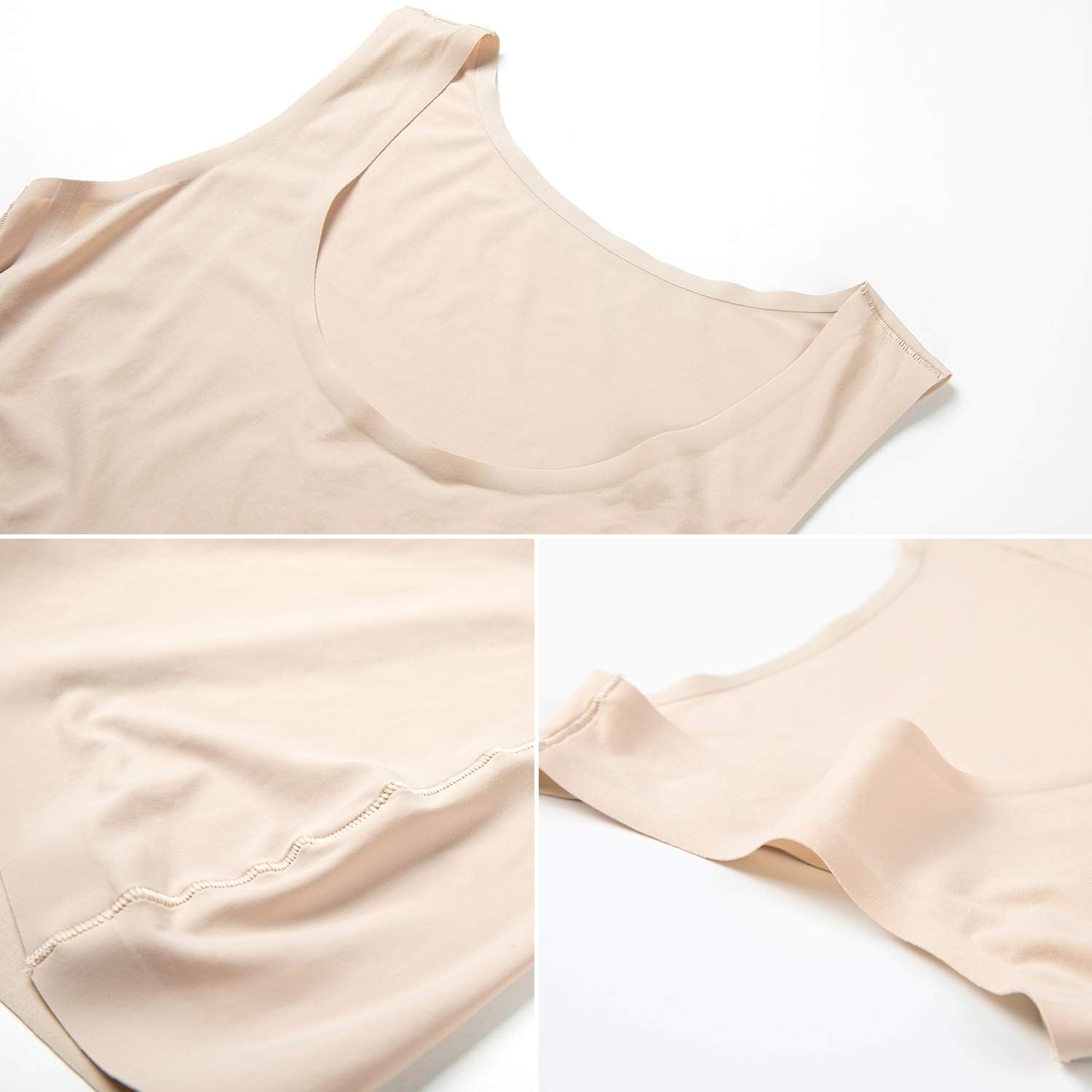 DELIMIRA Women's Tummy Control Shapewear Smooth Body Shaping Camisole Tank Tops at  Women’s Clothing store