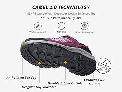 CAMEL CROWN Women's Hiking Shoes Lightweight