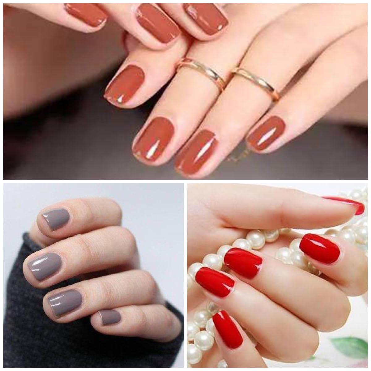 SILPECWEE 20 Sheets Solid Color Nail Wraps for Women Adhesive Nail Polish Stickers Stick on Nail Polish Strips for Women Gel Nail Strips Fingernail Manicure Design with Nail File - Image 5