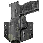 Tulster OWB Contour Kydex Holster in Left Hand fits: FN 509 | Optic Compatible Outside The Waistband Concealed Carry