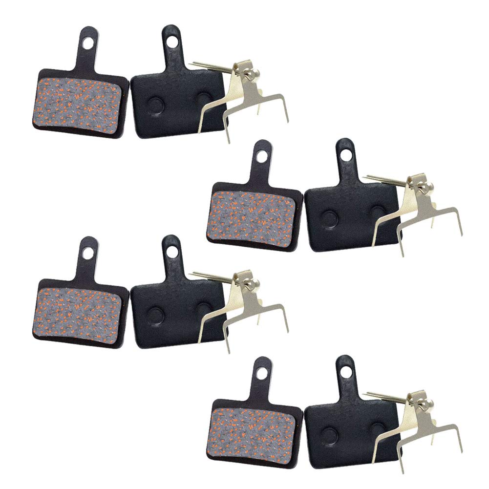 4 pairs of bicycle disc brake pads for Shimano M575 M525 M515 T615 T675 M505 M495 M486 M485 M475 M465 M447 M446 M445 M416 M415 M395 M375 M375 M315 M355 C601 C501