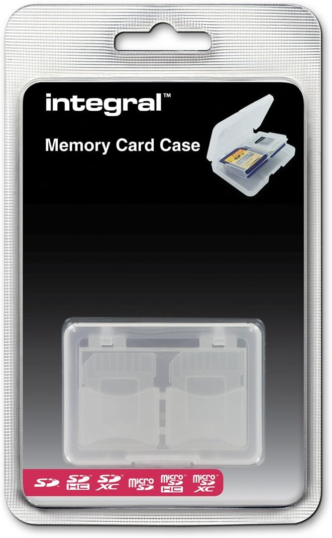 Integral 4 x Memory Card Case, Black, 4units - Image 3