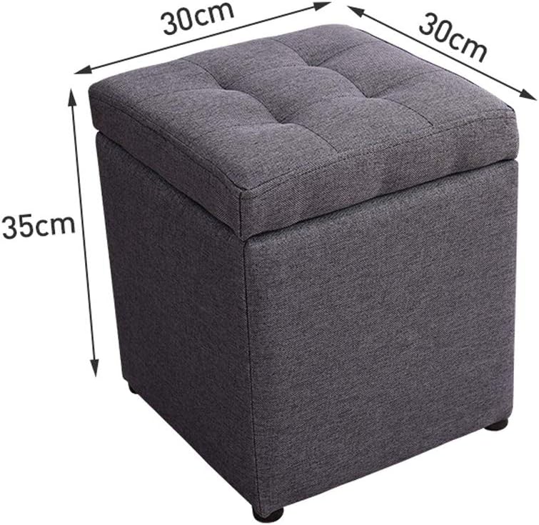 Chqyy Chairs Foot Stool Cube Storage Boxes Salon Taburete Stools Chair Wooden Legs For Living Room Bedroom Vintage Dressing Table Large Seat Stool Color Black Amazon Co Uk Kitchen Home
