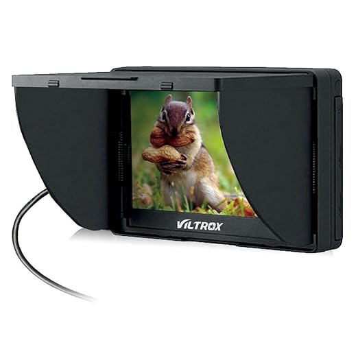 title=Viltrox DC-50 HD Clip-on LCD 5 '' Monitor portatile Wide View per Canon Nikon
