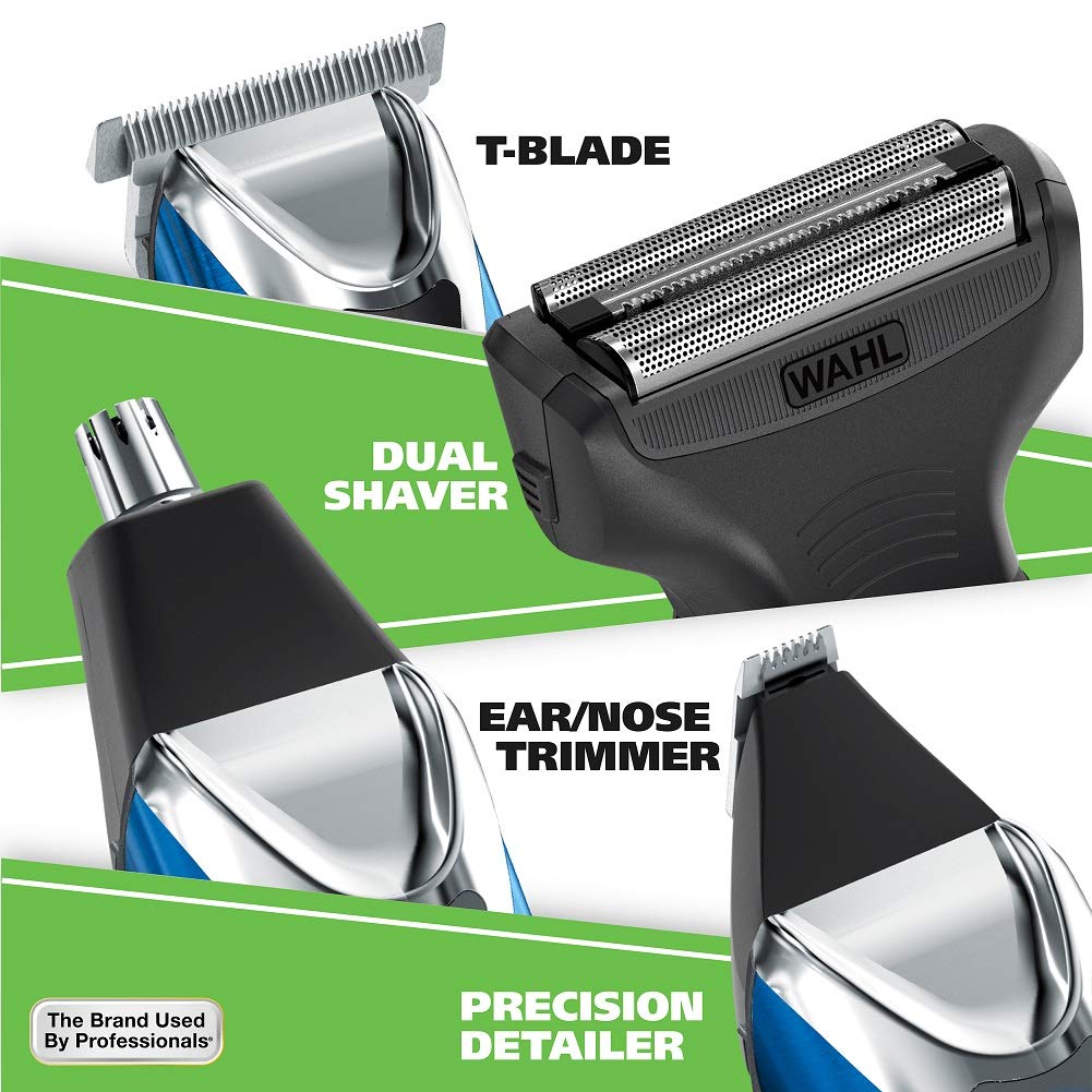 wahl lithium ion  stainless steel grooming kit details