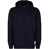 VATRENUS FR Hoodies for Men Zipper Front Flame Resistant 10.5oz Cotton Fleece Fire Retardant Hooded Welding Sweatshirts