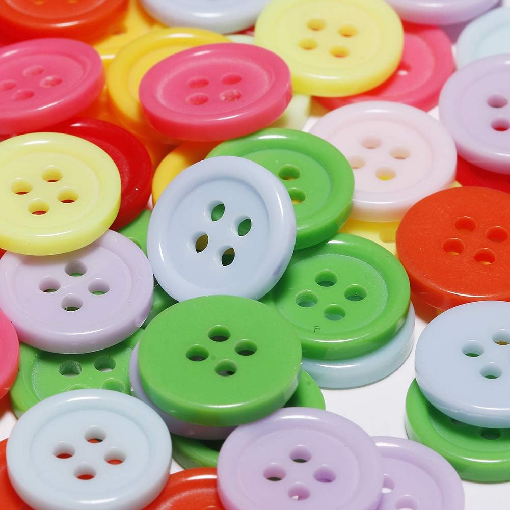 150 Pcs Buttons Plastic Buttons Assorted Crafts Resin