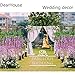 12 Pack 1 Piece 3.6 Feet Artificial Flowers Silk Wisteria Vine Ratta Hanging Flower for Wedding Garden Floral DIY Living Room Office Decor (Purple)