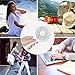 Mini Handheld fan, Hamswan USB Fan- Desk Fan with 3 Speeds, 2 in 1 Standing Base Rechargeable Personal Fan for Office and Travel