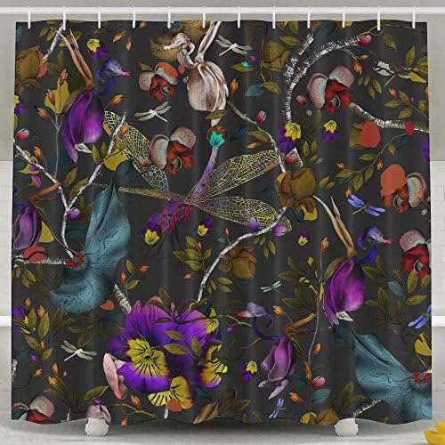 GTPoly Moooi Carpets Water-Repellent Antibacterial And Mildew Resistant Fabric Shower Curtain,6072 Inch