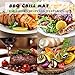 MMMAT Grill Mat - Set of 3 Heavy Duty BBQ Grill Mats - Non Stick, Reusable, Easy to Clean