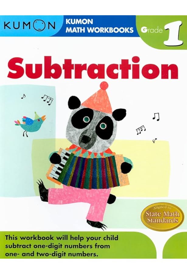 Kumon Grade 1 Complete Set (6 Workbooks) - Addition, Subtraction