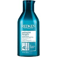 Redken Extreme Length Conditioner | Infused With Biotin and Castor Oil | Promotes Healthy Hair | Fortifies, Strengthens & Con