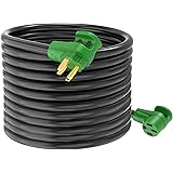 RVMATE 50 Amp 50 Feet RV Power Extension Cord, Easy Plug In Handle, Compatible with 14-50 EV Charging, 14-50P to 14-50R with 