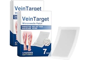 Vein Target Microneedle Patch for Legs,Advanced Nano Microneedle Patch Varicose Veins Treatment for Legs, Varicose Veins Patc