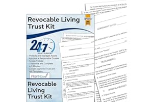 PlanNow Revocable Living Trust Kit for Individuals -Do It Yourself Revocable Trust Forms to Protect Family, Assets & Yourself - Cost-Effective with Easy Step-by-Step Instructions - Attorney-Approved