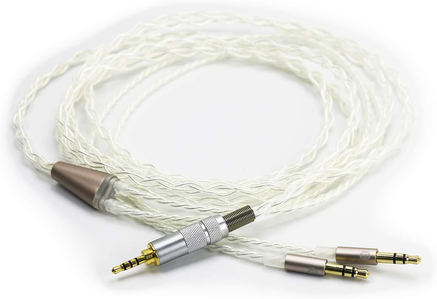 ABLET HiFi Cable with 2.5mm Trrs Balanced Male to Dual 3.5mm male Compatible with Beyerdynamic T1 2nd - Image 4