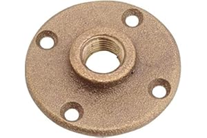 Anderson Metals 738151-08 Brass Floor Flange, 1/2"