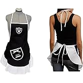 Pro Specialties Group NFL Las Vegas Raiders Logo Hostess Apron, One Size, Team Colors