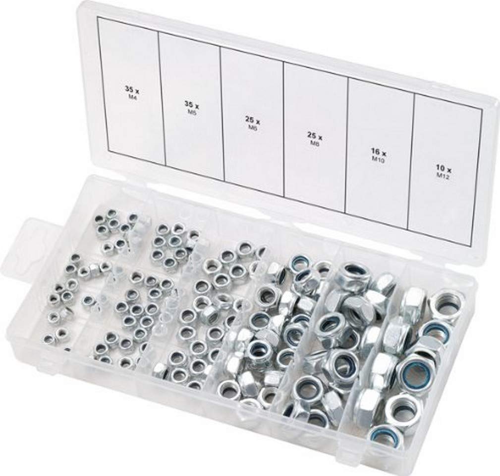 KS Tools 970.0120 Self Locking Nuts Assortment