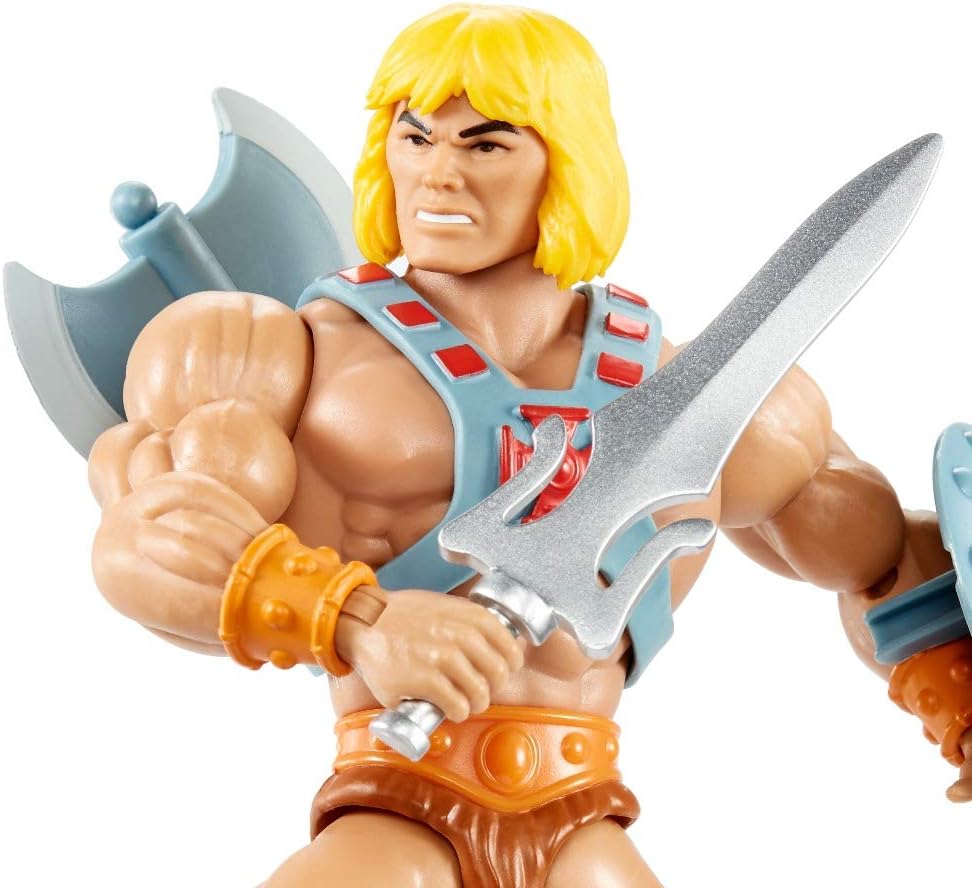 Masters of the Universe Origins He-Man Action Figure, 5.5 inch (Pack of 1) - Image 4