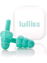 Lullies Ear Plugs (Turquoise) Noise Cancelling Reusable Earplugs for Sleeping