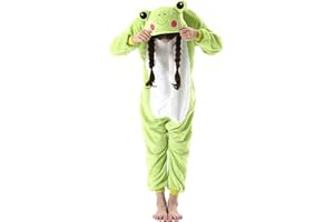 ATOZ Onesie for Kids, Animal Pajamas Halloween Cosplay Costume for Girls Boys