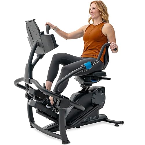 Teeter FreeStep Recumbent Cross Trainer Stepper, Zero-Impact