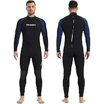 Combinaison Intégrale Manches Longues Homme Pour Sports Nautiques - Plongée, Surf, Kayak, Snorkeling