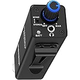 Bandpop P2 Portable In-Ear Monitor Amplifier with Mono/Stereo Switch, Personal IEM System for Musicians,Stage,and Recording