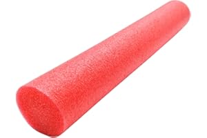 MXIQQPLTKY Super Thick Swimming Noodles, 52 Inches Multi Color Swim Foam Tube for Kids & Adults (Red, 1 Pack)