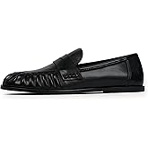 QIY Penny Loafers for Women Flats Shoes Women Dressy Comfortable Moccasins Womens Slip on Loafers Shoes Comfortable Work Flats