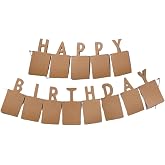 Milestone Party Decorations, Happy Birthday Sign Garland, Photo Birthday Banner, Gift for Party Planners, 1 pack