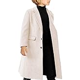 Haloumoning Boys Casual Trench Coat Kids Winter Notch Lapel Long Jacket Single Breasted Pea Coat with Pockets 4-14Y