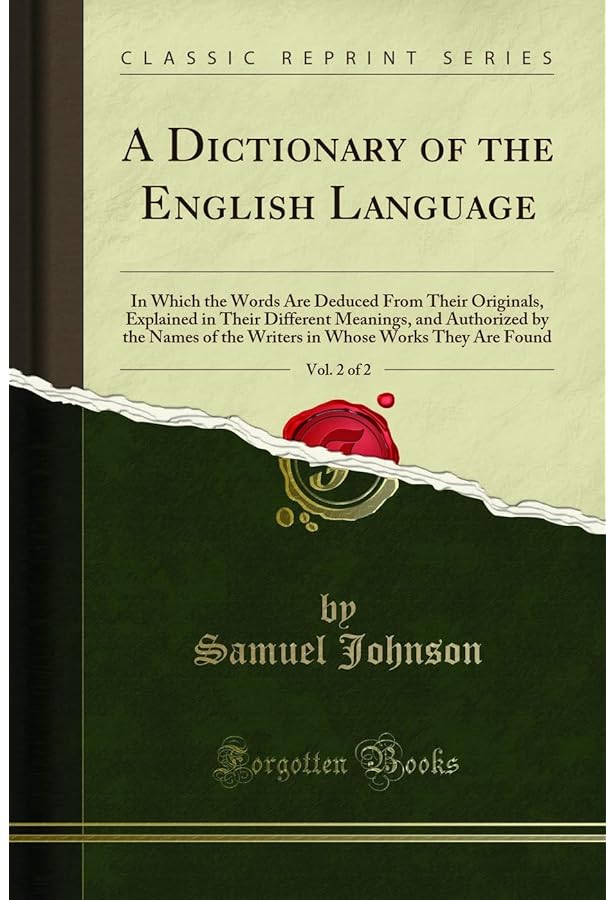 Amazon.com: A Dictionary of the English Language, Vol. 1 of 2: In