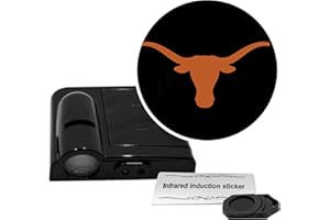 Sporticulture American Football Texas Car Door Lights Logo Shadow Display - Officially Licensed NCAA Car Accessories - Show Your Team Pride - Battery Powered, Universal Fit