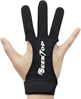 Seektop Archery Glove Three Finger Leather Shooting Gloves Youth Adult view 1