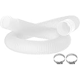 1.5" X 3ft Replacement Pool Skimmer Hose for Intex Above Ground Pools | Pool Skimmer Pump Transfer Hose for Above Ground Wall Mount Pool Skimmer &amp; Filter Pump, Pool Pump Hose Part # 10531 25016