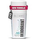 Bali Secrets Natural Deodorant for Women & Men. Fragrance Free. Unscented. Clean Formula for Sensitive Skin. Strong & Reliable Odor Protection. No Synthetic Aluminum. Organic & Vegan [THE PURE]