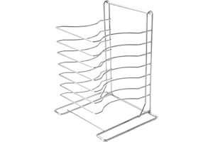 American Metalcraft 19107 Pizza Rack, 7 Tier, 15" Height, 10" Width, 12" Length