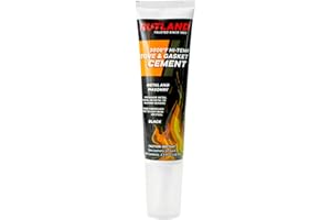 RUTLAND PRODUCTS Rutland Stove Gasket Cement, 2.3-Ounce Tube, Black