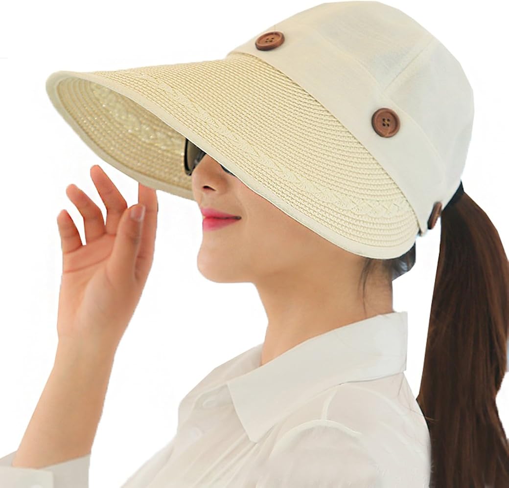 open crown sun hat