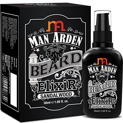 Man Arden Beard Elixir Oil - 50 ml (Sandalwood)