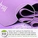 Yes4All Premium PVC Exercise Yoga Mat Printed Design – Printed Yoga Mat Thin Non Slip for Workout, Pilates – Yoga Floor Mat with Design (3mm, Hypnotica Purple)