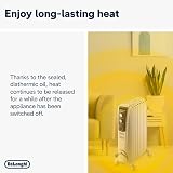DeLonghi Dragon 4 TRD40820T Oil Filled Radiator 2kW White with Timer Wheels view 3