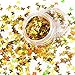 QIMYAR Nail Art Splarkly Laser Butterfly Sequin Acrylic Paillettes Holographic Glitter Fakes Tips 12 Colors
