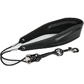 SGPRO SG-SX15NA Adjustable Padded Saxophone Neck Strap | For soprano, alto and tenor saxophones, Metal adjuster, Swivel hook, Ergonomic soft pads