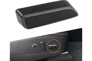 BROODAY Seat Adjustment Button Cover Black Trims for Tesla Model 3/Y 2021 2022 2023 Front Passenger Side Seats Cushion Forward Button Switch Cover Replacement 1098842-01-D